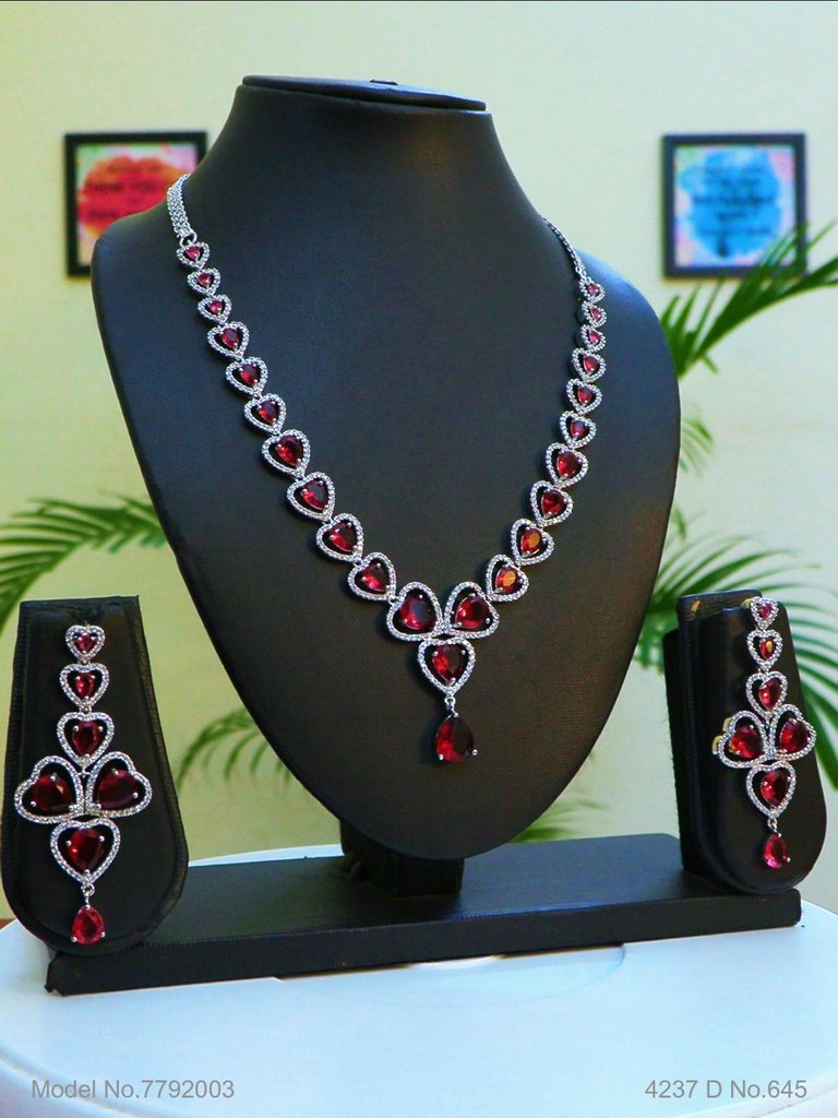 Traditional Cz Jewelry Sets - Style 3 - Amaara World
