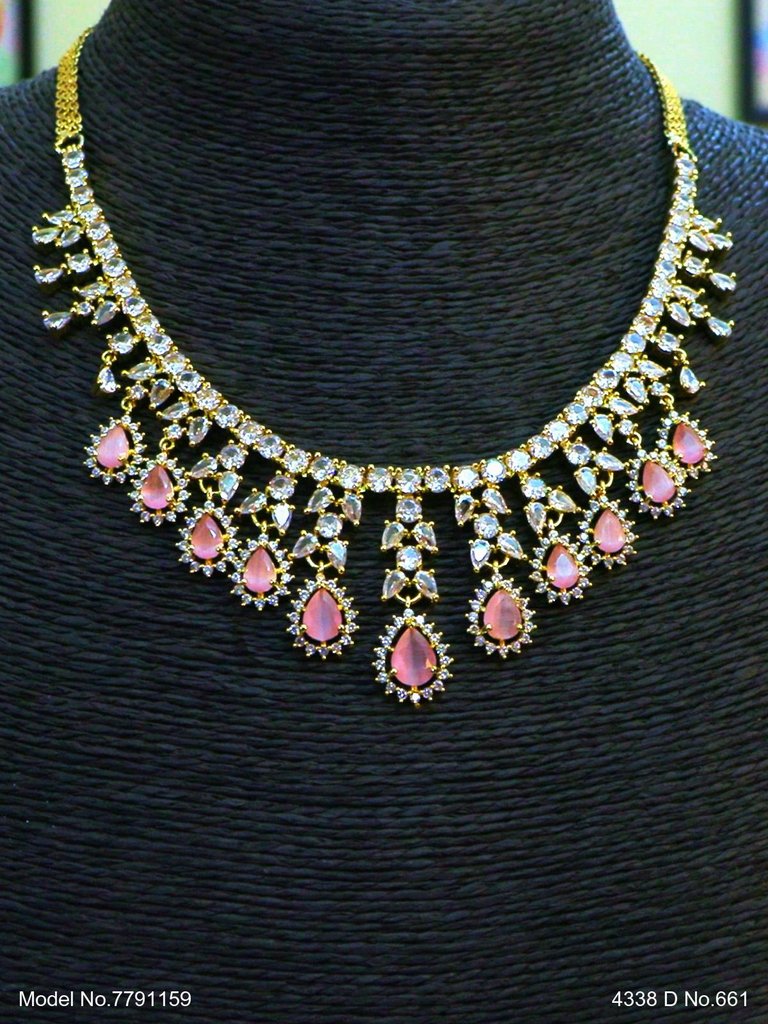 Imitation Diamond Cz Jewelry Set - Amaara World USA - SKU 7791159