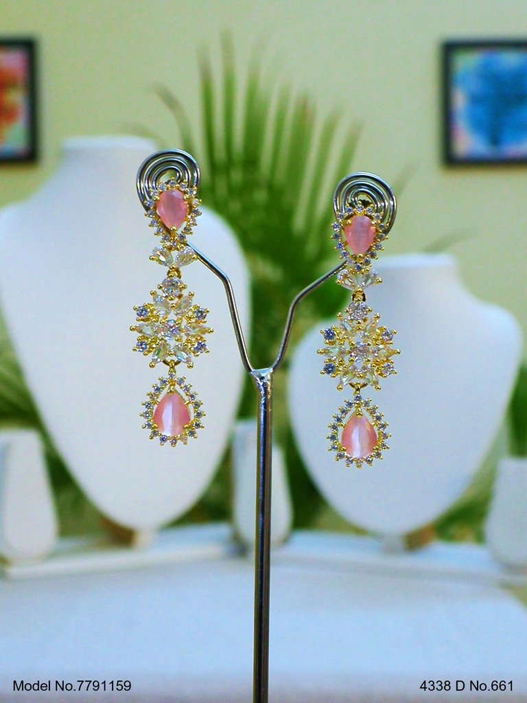 Imitation Diamond Cz Jewelry Set - View 2 - Amaara World