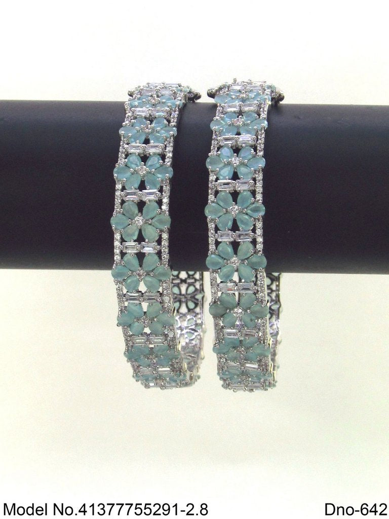 Diamond Glow Bangles - Amaara World USA - SKU 7755291