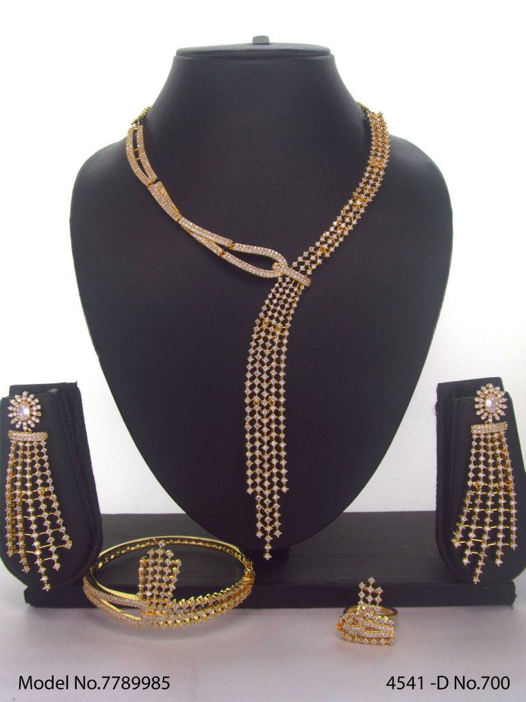 Statement American Diamond Set - Amaara World USA - SKU 7789985