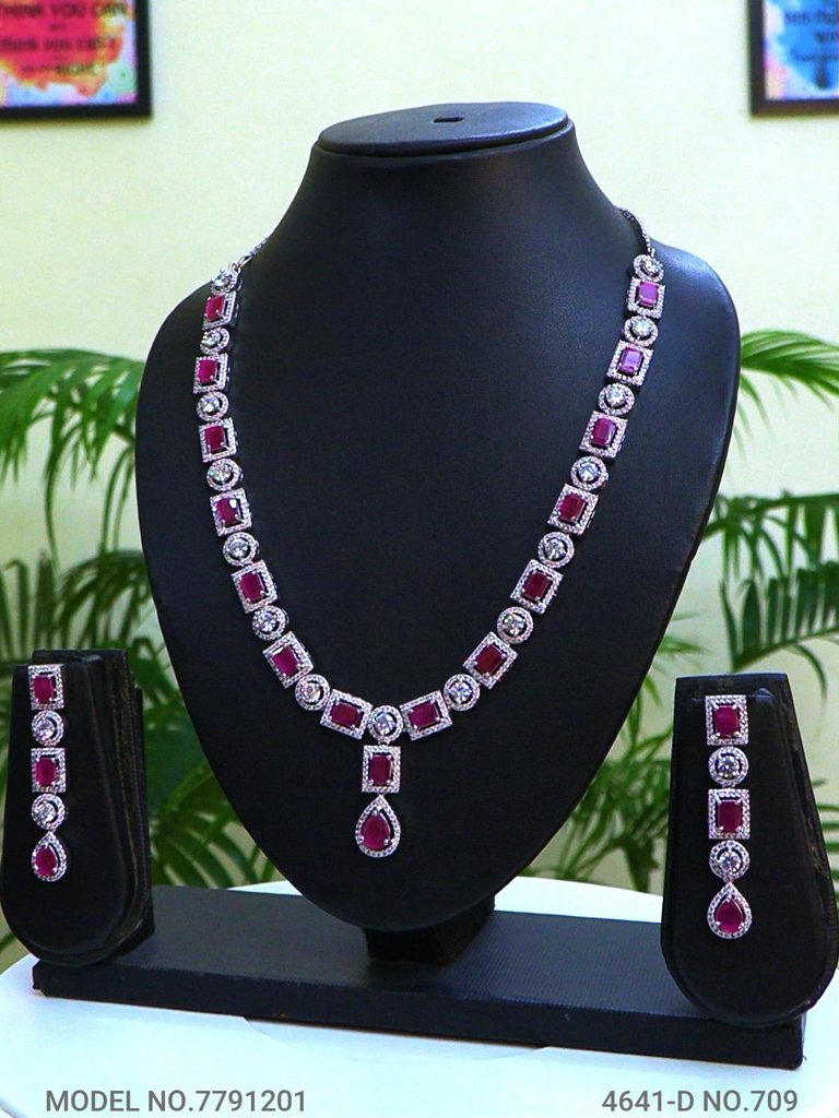 Traditional Cz Jewelry Sets - Style 2 - Amaara World