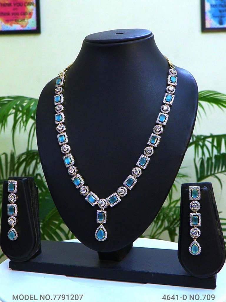 Traditional Cz Jewelry Sets - Style 7 - Amaara World