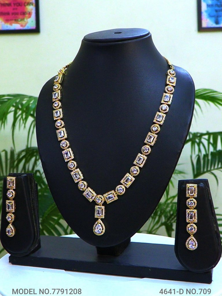 Traditional Cz Jewelry Sets - Style 8 - Amaara World