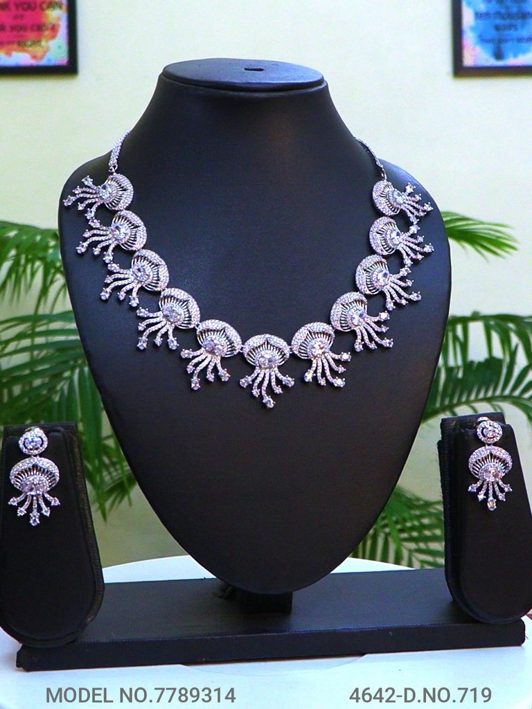 Original Zircon Necklace Set - Style 3 - Amaara World