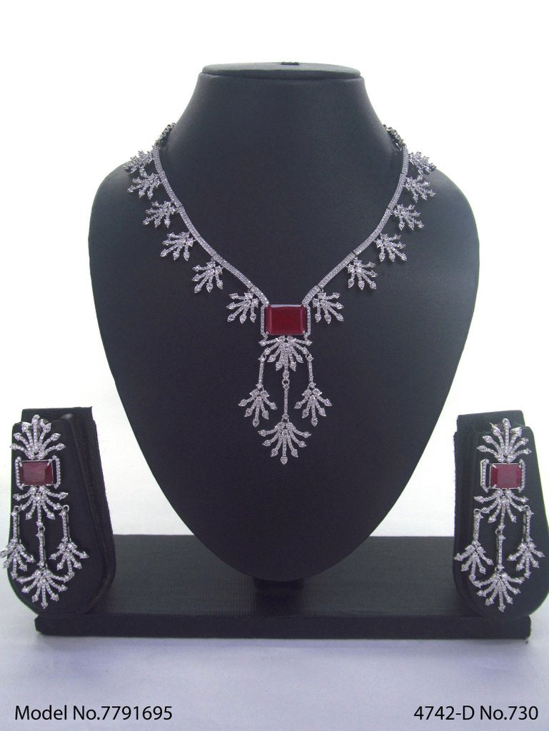 Original Zircon Necklace Set - Style 2 - Amaara World