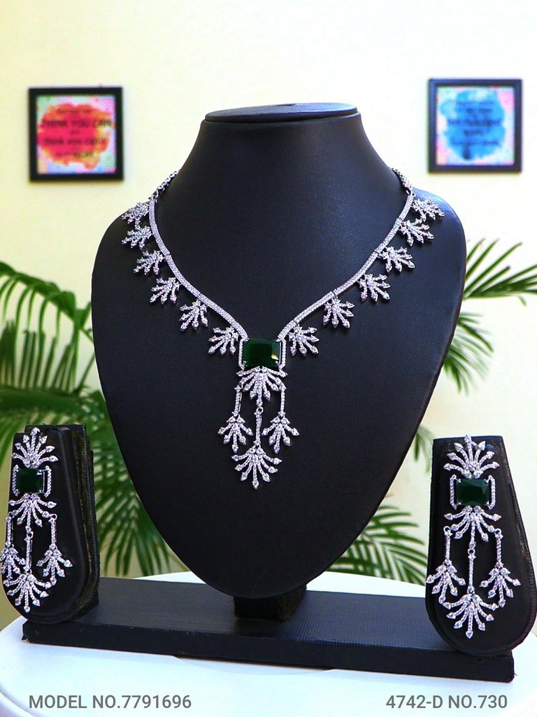 Original Zircon Necklace Set - Style 3 - Amaara World