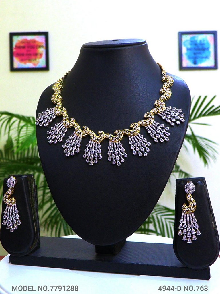 Imitation Diamond Cz Jewelry Set - Style 6 - Amaara World
