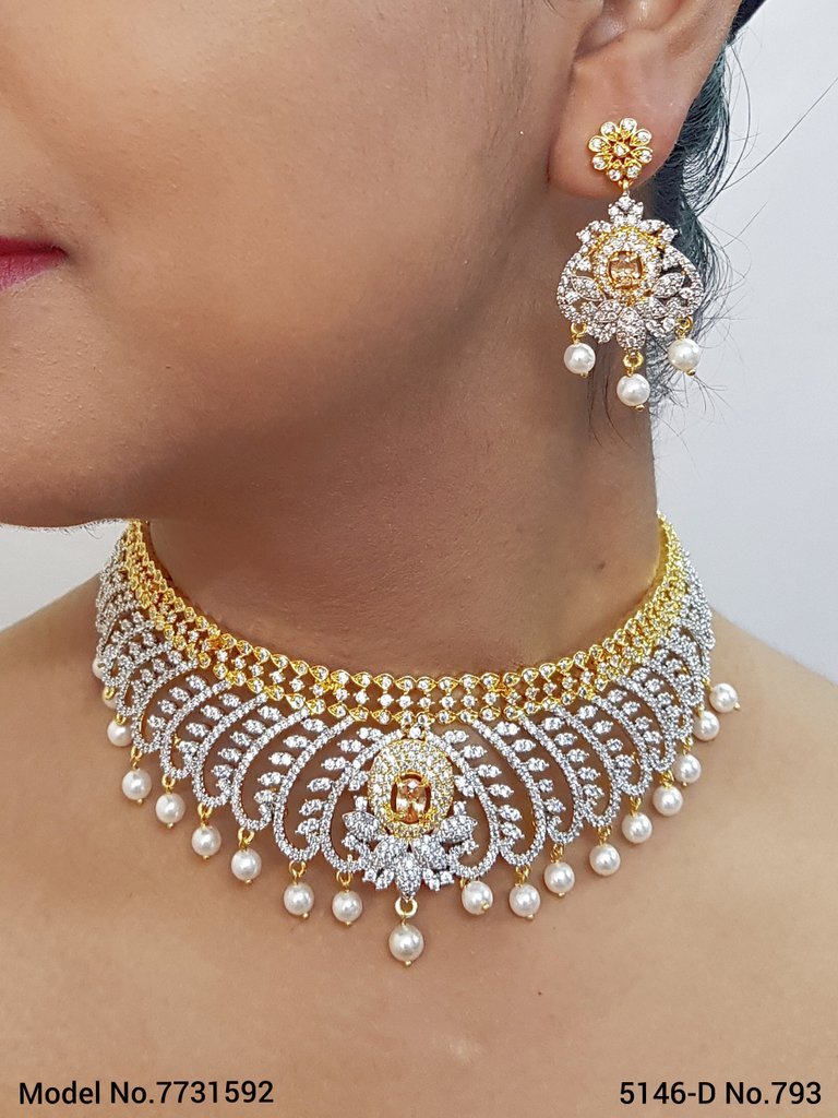 Designer Jewelry Set for Weddings - 7731591 - Color variant