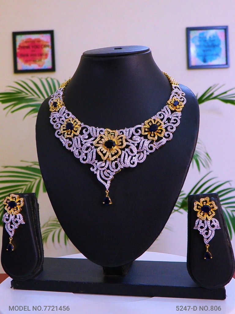 Artificial Diamond Cz Jewelry Set - Amaara World USA - SKU 7721456
