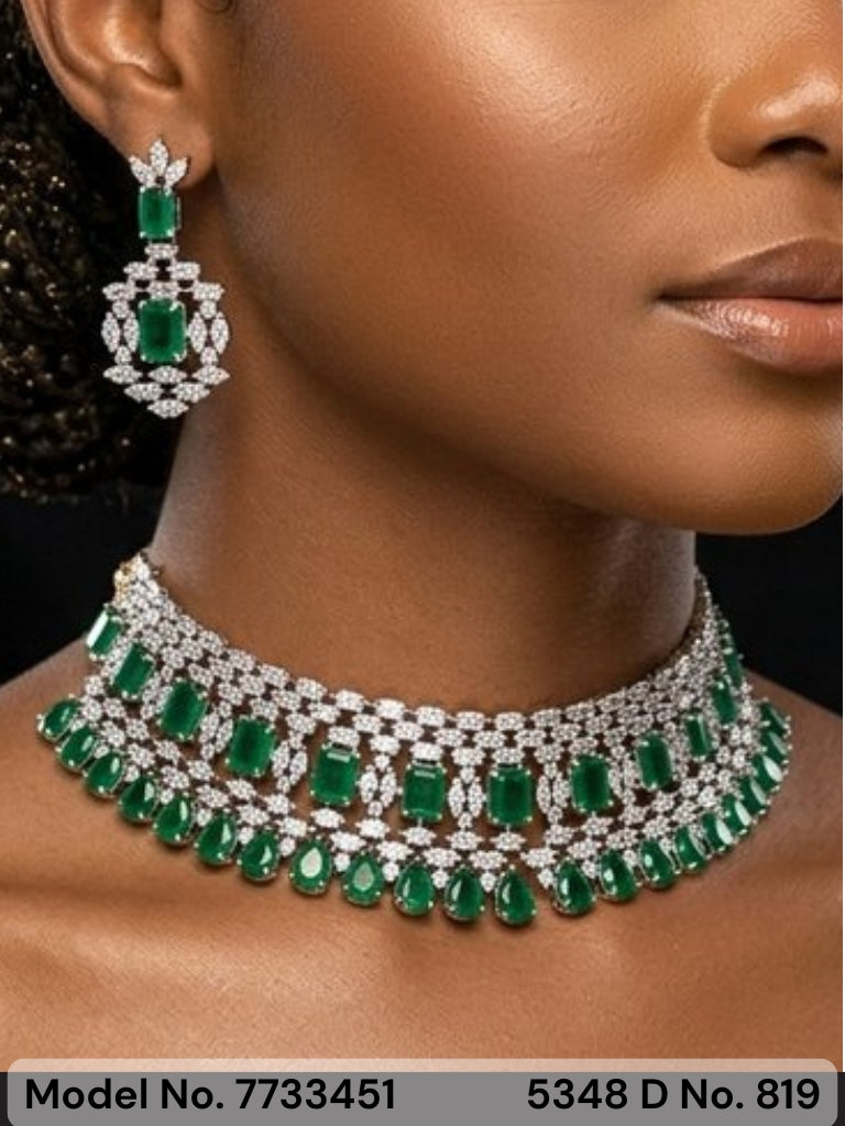 Choker Jewelry Set for Wedding Occasions