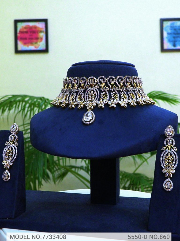 Imitation Diamond Cz Jewelry Set