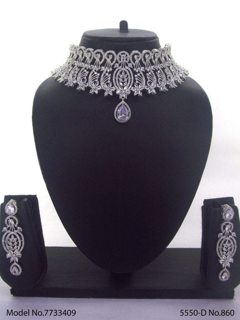 Artificial Diamond Cz Jewelry Set