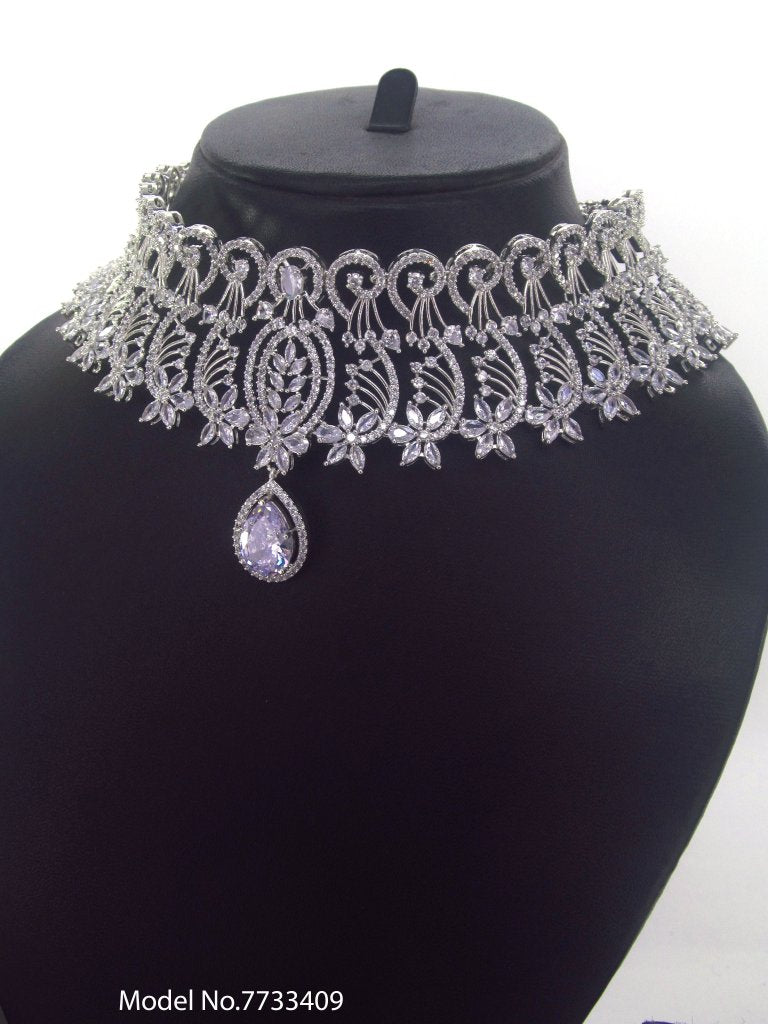 Artificial Diamond Cz Jewelry Set