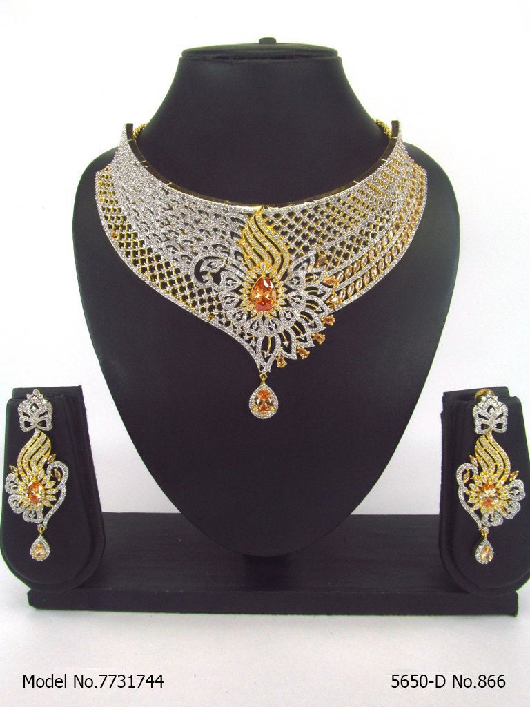 Popular Party Wear Jewelry Set - 7731743 - Color variant