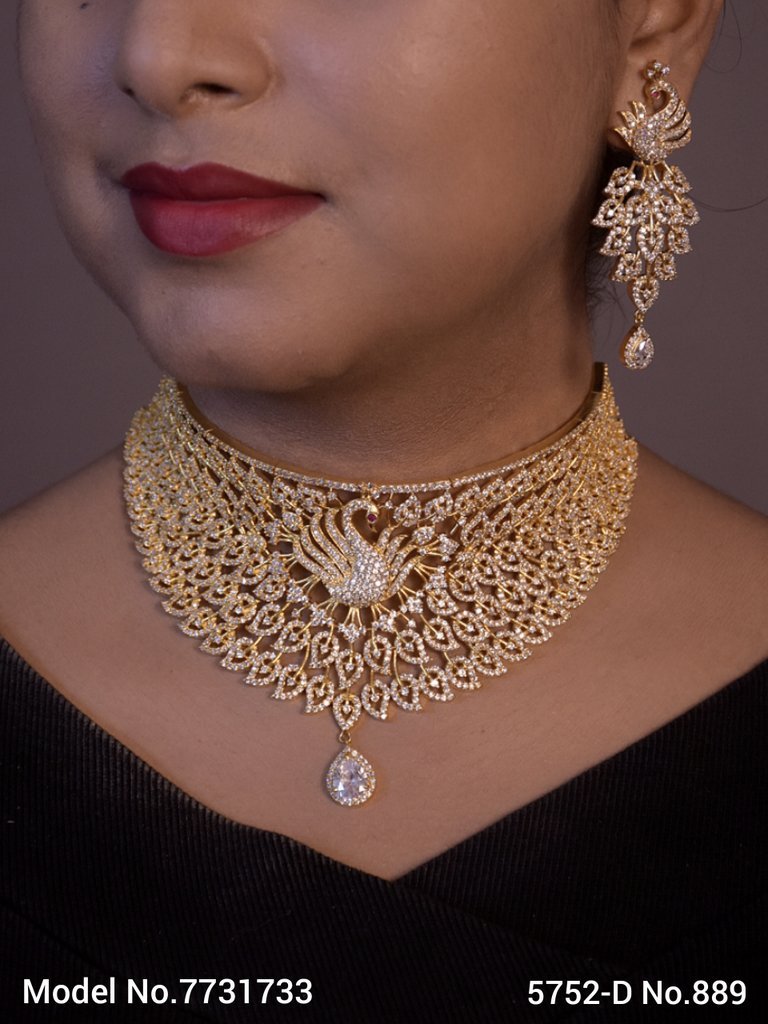 Designer Jewelry Set for Weddings - 7731728 - Color variant