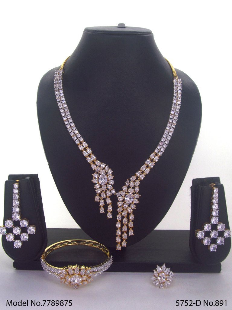 Original Zircon Necklace Set - Amaara World USA - SKU 7789875
