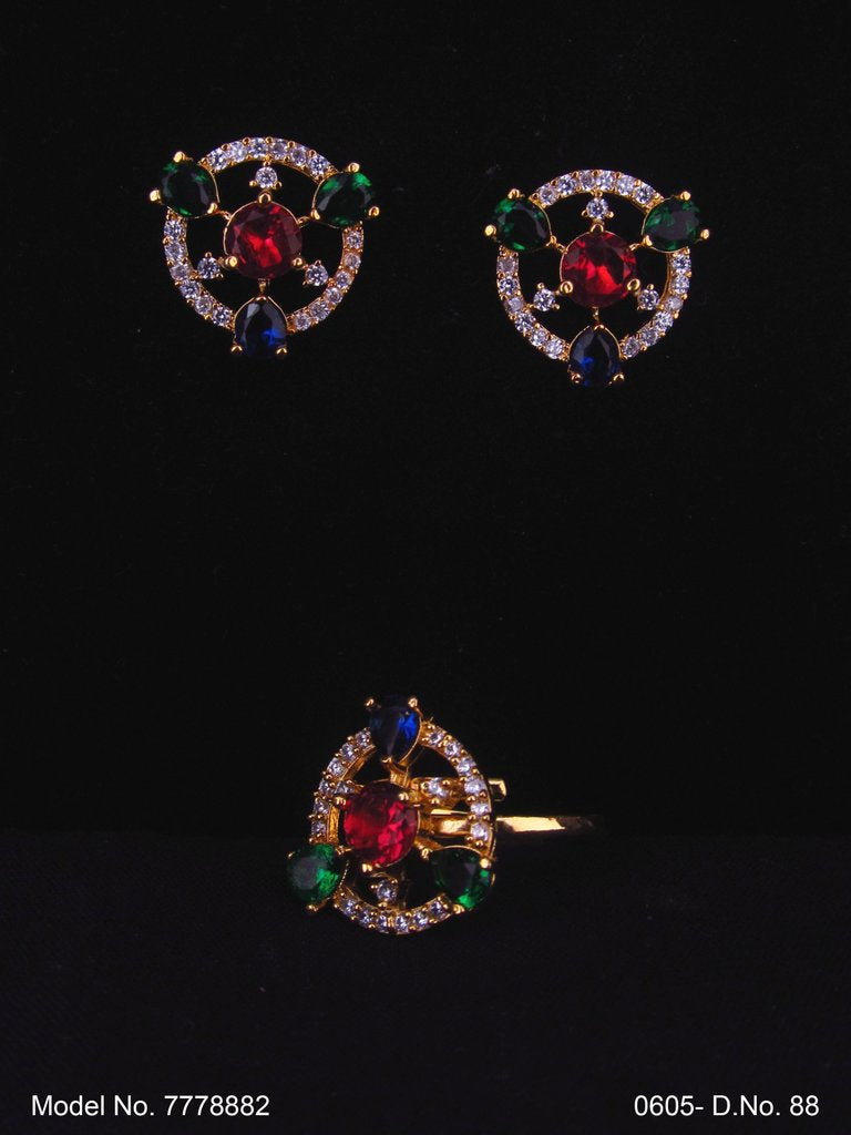 Earring With Finger Rings