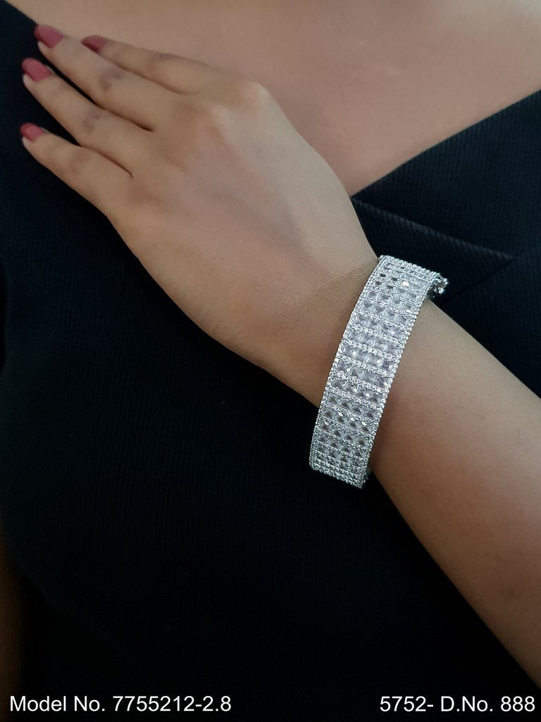 Shine Wave Bangles - View 2 - Amaara World