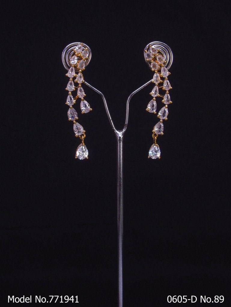 Crystal Zircon studs for Girls | Steal a mans Eye - Style 2 - Amaara World