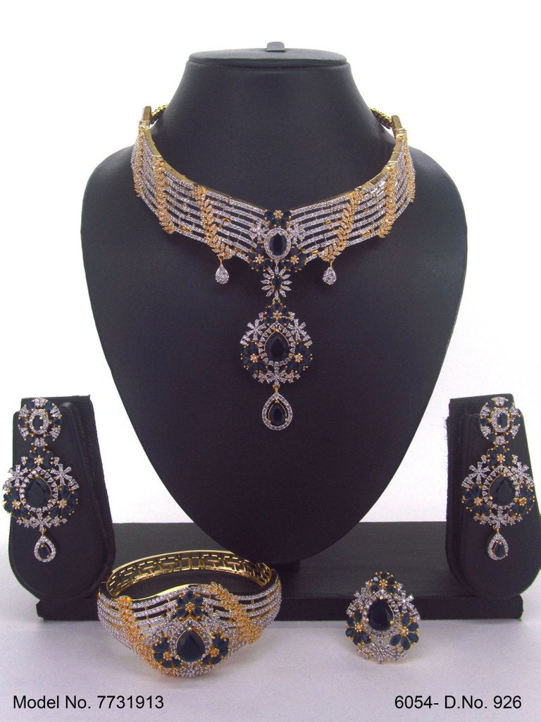 Real Zircon Fashion Jewelry Set - 7731912 - Color variant