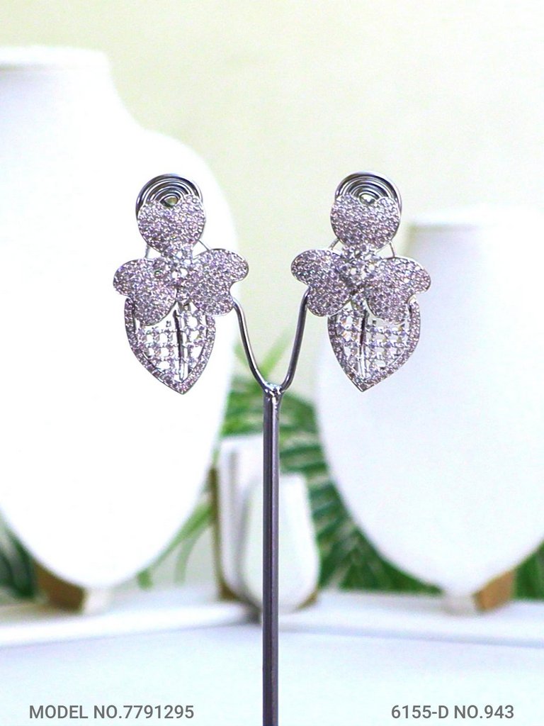 Traditional Cz Jewelry Sets - View 3 - Amaara World