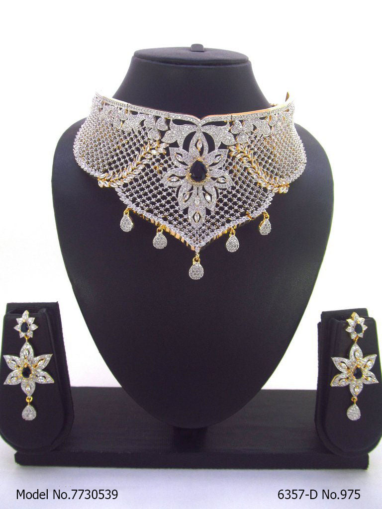 Imitation Diamond Cz Jewelry Set - Amaara World