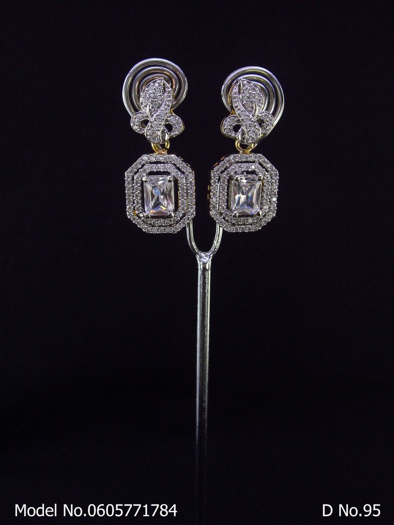 Cubic Zirconia Earrings | best Fashion jewellery - Amaara World USA - SKU 771783
