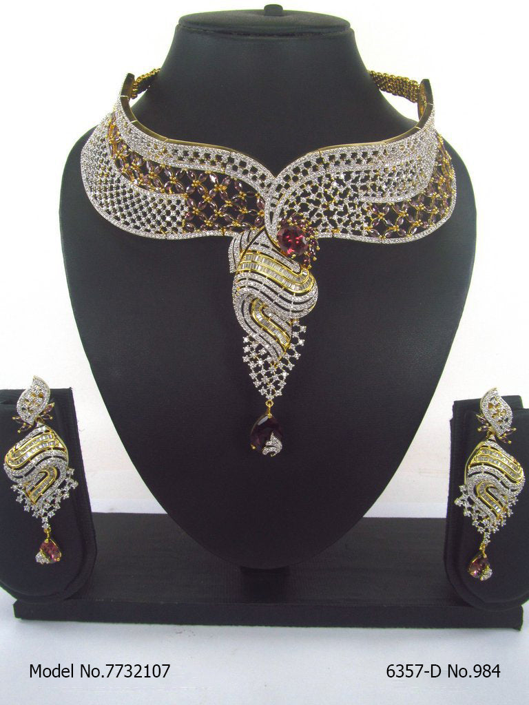 Wedding Jewelry | Made of Zircons - 7732106 - Color variant