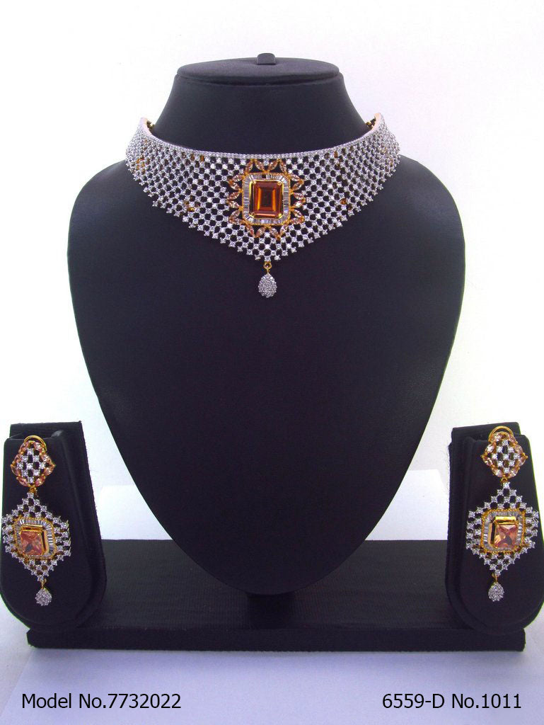 Wedding Jewellery Set for Brides / Gifts / Parties - 7732021 - Color variant