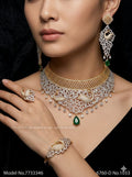 American Diamond Handcrafted Jewelry Set