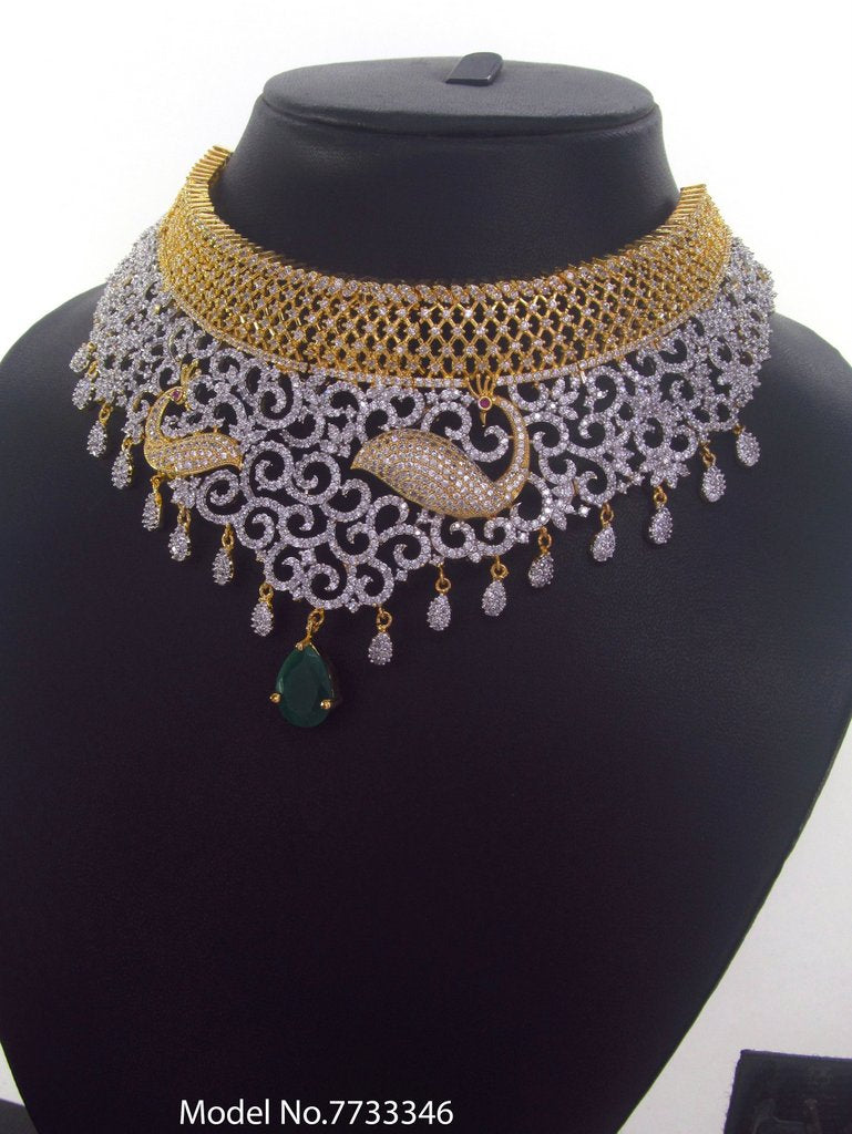 American Diamond Handcrafted Jewelry Set