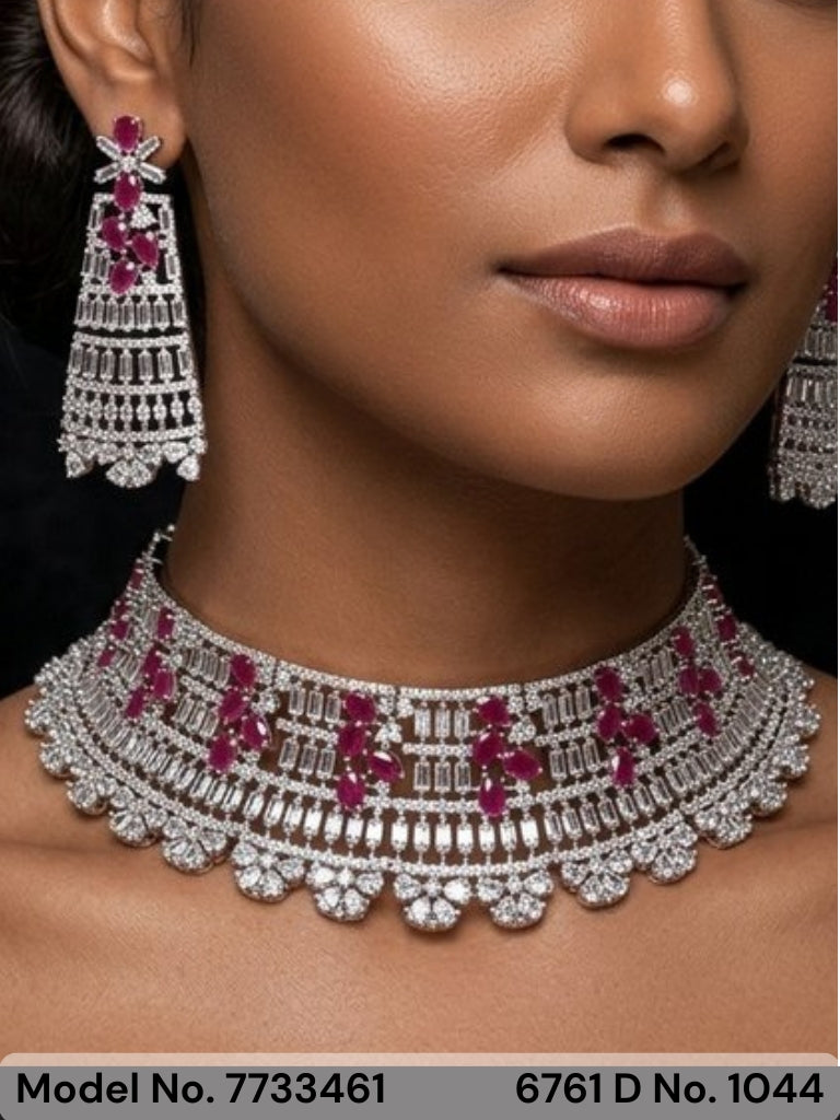 Real Zircon Fashion Jewelry Set