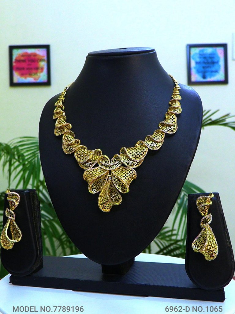 Artificial Diamond Cz Jewelry Set - Style 2 - Amaara World