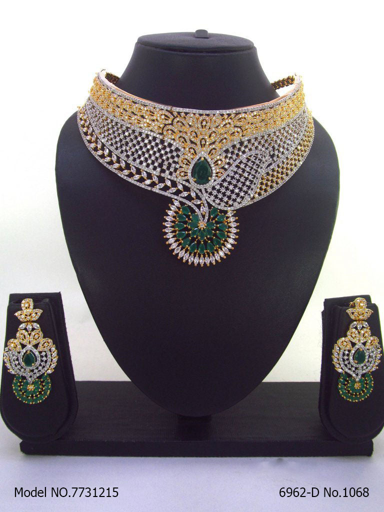 Cz Jewelry Set | Made in India - 7731212 - Color variant