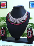 Handmade Traditional Masterpiece Zircon Jewelry Set - Amaara World USA - SKU 7789431