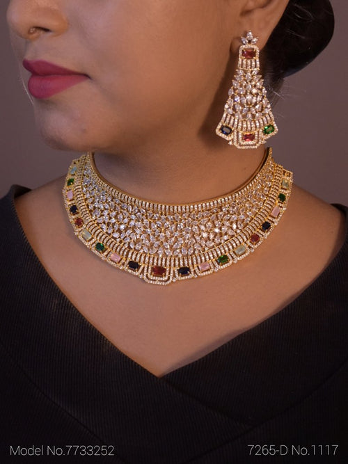 Artificial Diamond Cz Jewelry Set - 7733252 - View 1