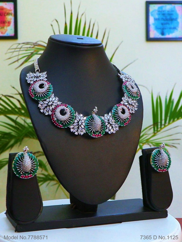 Original Zircon Necklace Set - Amaara World USA - SKU 7788571