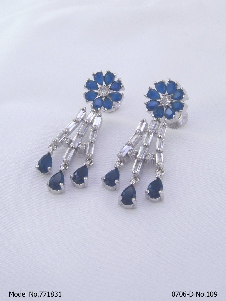 Popular Indian Handmade cz stud| top Earrings - Style 2 - Amaara World
