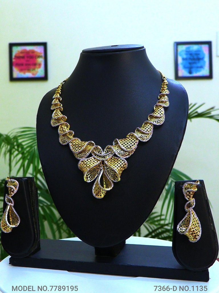 Gift Necklace Set in CZ - Amaara World USA - SKU 7789195