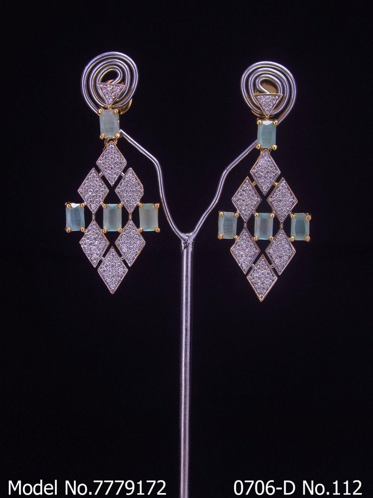 Stylish Party wear Zircon studs - Amaara World USA - SKU 7779172