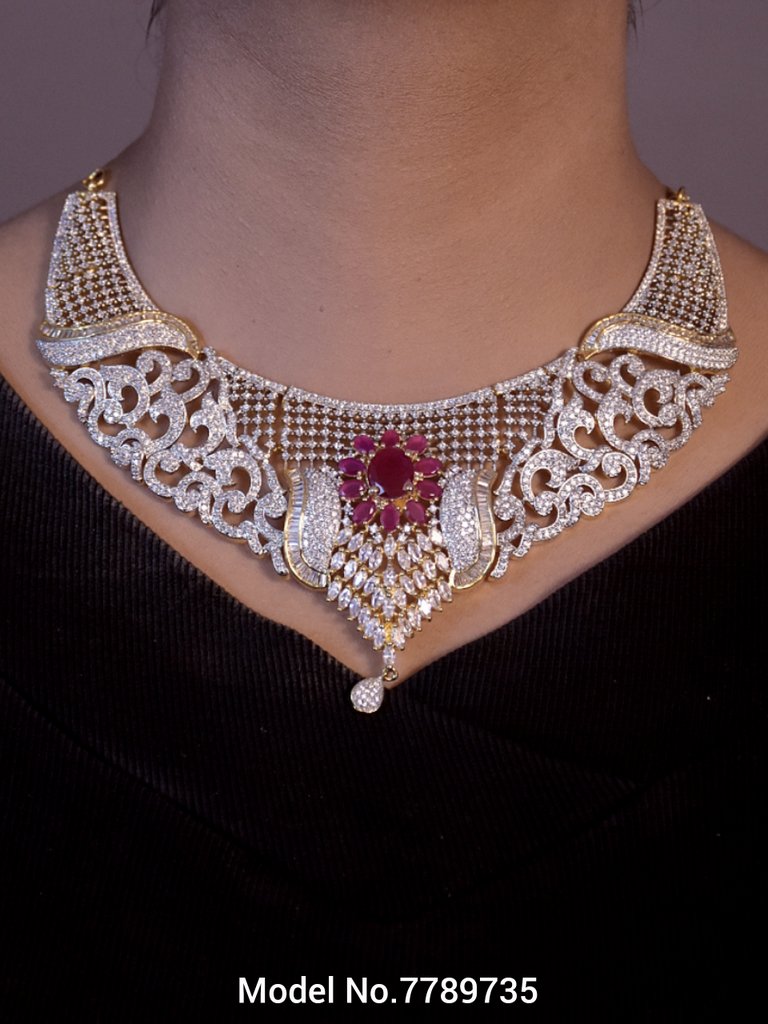 Western Necklace set - View 3 - Amaara World