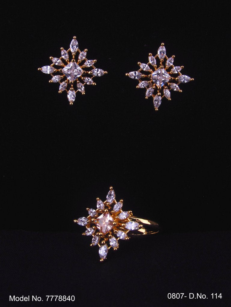 Earring With Finger Rings