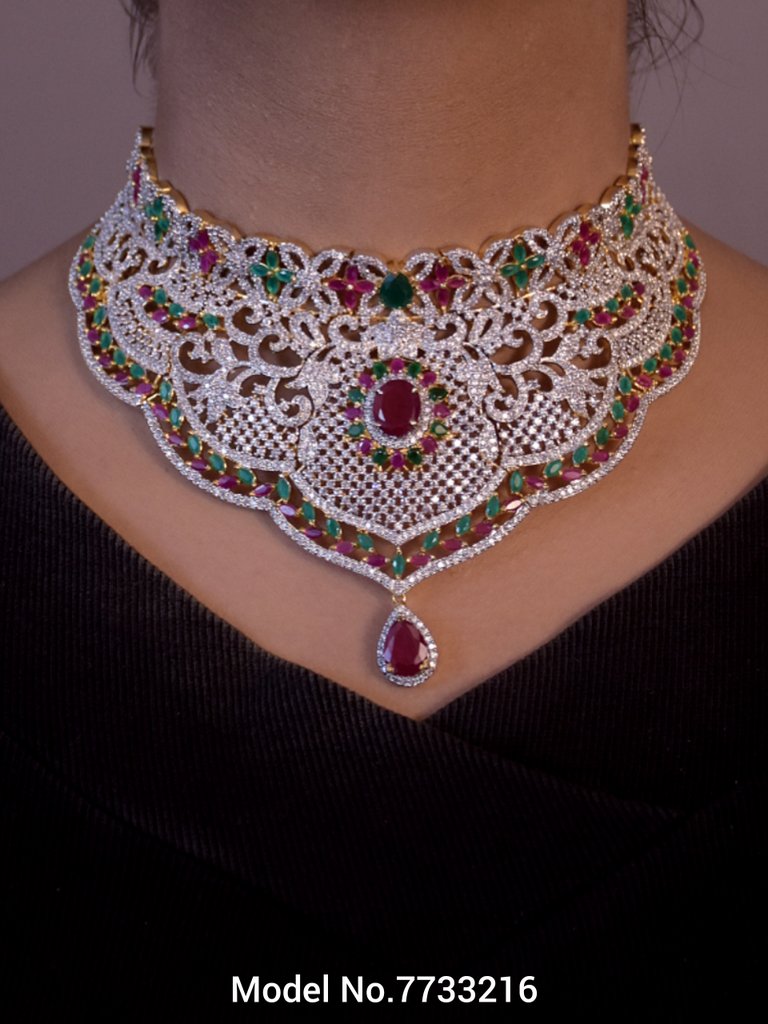 Designer Handmade Cz Jewelry - 7733216 - View 3