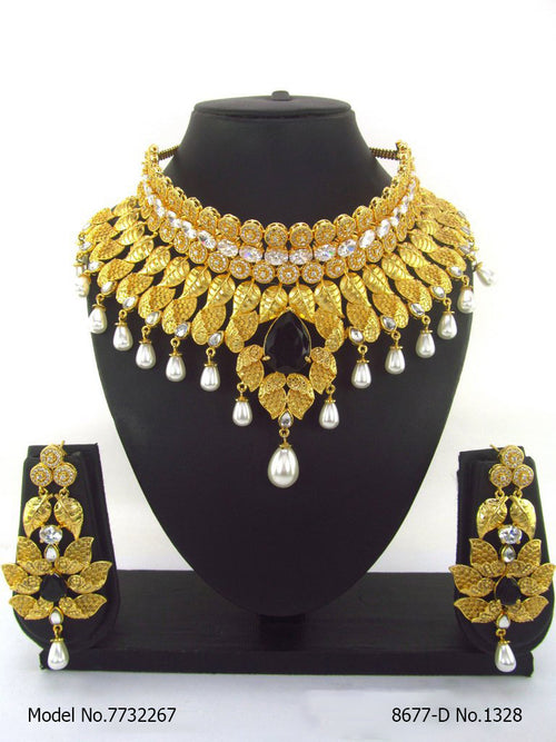 Choker Jewelry Set for Wedding Occasions - 7732267 - View 1