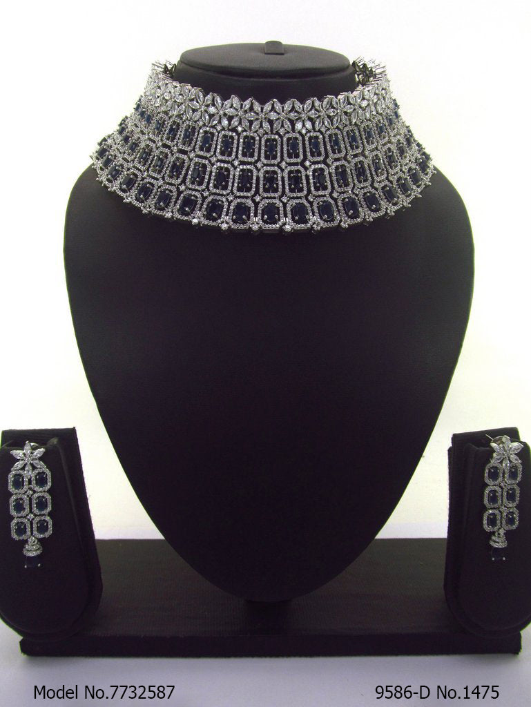 Imitation Diamond Cz Jewelry Set - Amaara World USA - SKU 7732587