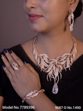 Artificial Diamond Cz Jewelry Set - Amaara World USA - SKU 7789396