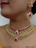 Articfical Diamond AD Necklace Set - Amaara World USA - SKU 7732287