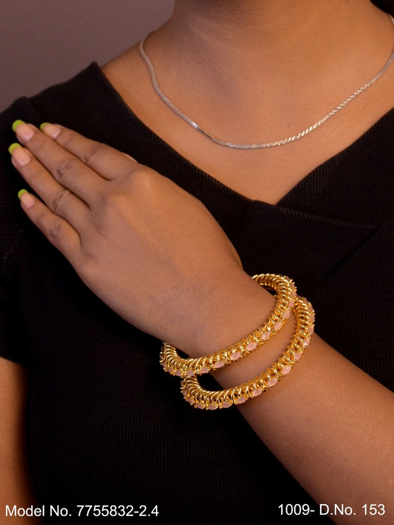 Fine Shine Bangles - View 2 - Amaara World