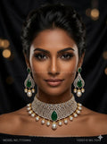 Artificial Diamond Jewelry Set for Brides